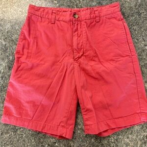 Vineyard Vines Red Flat Front Shorts